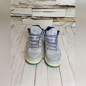 Nike Air Jordan Flight Grey and Purple 6.5Y